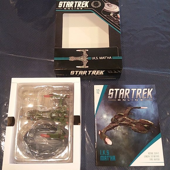 Eaglemoss Diecast Star Trek I.K.S. Mat'ha model Ship With Magazine - Picture 2 of 2